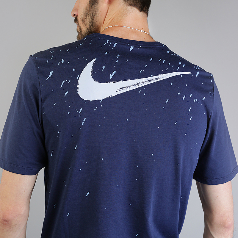 мужская синяя футболка Nike Dry KD 932412-429 - цена, описание, фото 4